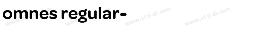omnes regular字体转换